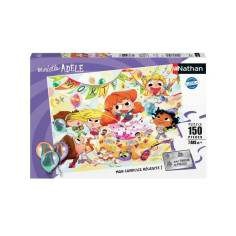 Puzzle Nathan Mortel Anniversaire Mortelle Adele - NATHAN - 150 pieces - Dessins anim Puzzle Nathan Mortel Anniversaire Mortelle Adele - NATHAN - 150 pieces - Dessins anim
