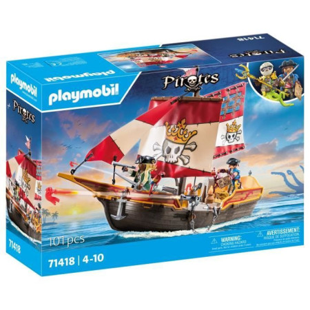 PLAYMOBIL - Chaloupe des pirates - Avec personnages