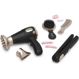 Smoby - My Beauty Hair Set - Set de Coiffure Enfant - Lisseur et Seche-Cheveux Factic