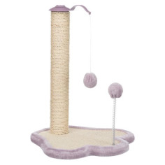 Patte griffoir TRIXIE Junior - Avec poteau - 50 cm - Natural et mauve Patte griffoir TRIXIE Junior - Avec poteau - 50 cm - Natural et mauve
