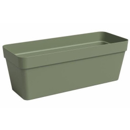 Jardiniere - Plastique - Vert Cendre? - Rectangulaire - L49