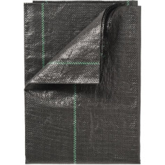 Toile de paillage paysages - NATURE - 100 g/m² - 2 x 10 m - noir - perméable a l'eau et a l'air Toile de paillage paysages - NATURE - 100 g/m² - 2 x 10 m - noir - perméable a l'eau et a l'air