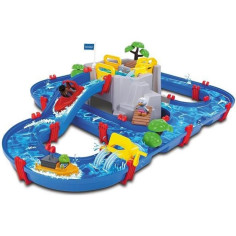 Smoby - Circuit de jeu d'eau AquaPlay - Mountain Lake - 2 bâteaux + 3 figurines anima Smoby - Circuit de jeu d'eau AquaPlay - Mountain Lake - 2 bâteaux + 3 figurines anima