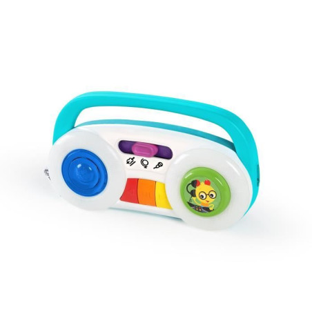 BABY EINSTEIN Radio enfant, cadeau bébé, stéréo pour bébé, 3 stations musicales et 30 mélodies et sons 12M+