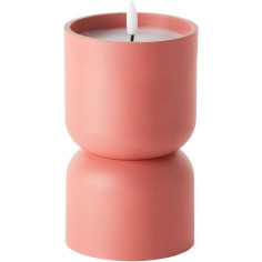Lampe de table d'extérieur - BRILLIANT - LOVERE - Forme bougie - Plastique - 3 W - Terre cuite Lampe de table d'extérieur - BRILLIANT - LOVERE - Forme bougie - Plastique - 3 W - Terre cuite