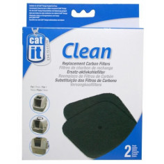 Recharge 2 filtres charbon pour maison de toilette Recharge 2 filtres charbon pour maison de toilette