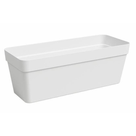 Jardiniere CAPRI - Plastique - Blanc - Rectangulaire - L49,9 x P20 x H18,1cm - ARTEVASI