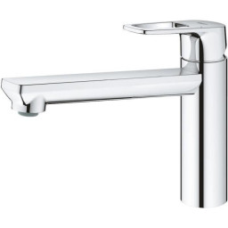 Mitigeur évier monocommande BauLoop 31706000 - GROHE - Bec tube pivotant médium - Rot