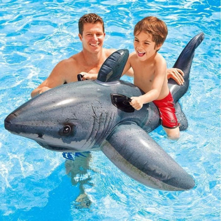 Requin Blanc a Chevaucher - Intex