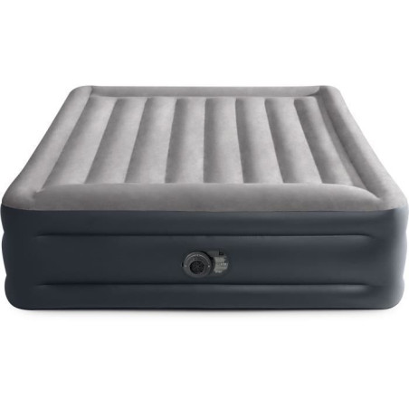 Lit d'appoint gonflable - INTEX - 2 Personnes - 150 x 200 cm - Ultra Plush - Fiber Tech Luxe