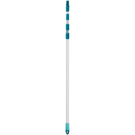 Manche Télescopique 145 a 400 cm 41523 Leifheit, manche a balais réglable et extensible, Click-system , pour nettoyage sols, v