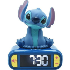 Réveil veilleuse digital LEXIBOOK - Stitch - 3D lumineux et sonore - Bleu - Enfant Réveil veilleuse digital LEXIBOOK - Stitch - 3D lumineux et sonore - Bleu - Enfant