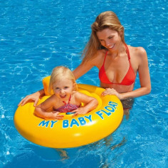 Bouée gonflable pour bébé - INTEX - Jaune - A partir de 6 mois - Mixte - 70 cm Bouée gonflable pour bébé - INTEX - Jaune - A partir de 6 mois - Mixte - 70 cm