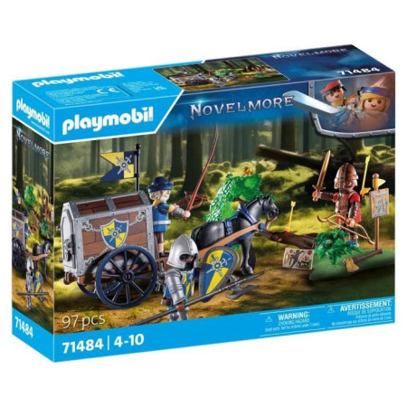PLAYMOBIL 71484 Novelmore - Convoi de Novelmore avec bandit