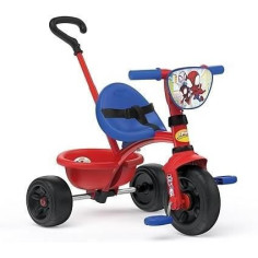 Smoby - Tricycle Be Fun - Spidey - Evolutif de 15 mois a 3 ans - Canne parentale régl Smoby - Tricycle Be Fun - Spidey - Evolutif de 15 mois a 3 ans - Canne parentale régl