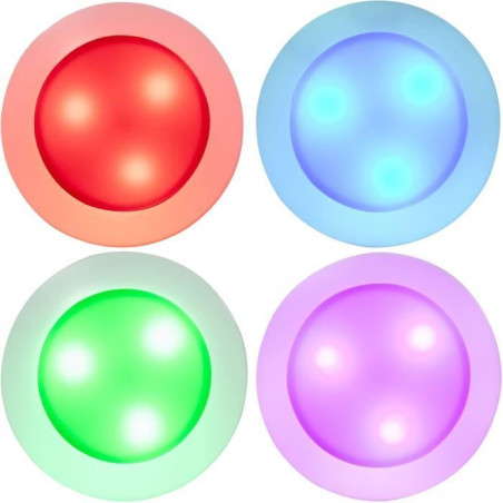 Spot LED blanc et couleur UBBINK pour piscines - livré avec transfo et télécommande