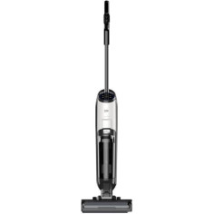 BEKO VCW70340W - Aspirateur Balai Laveur 3 en 1 - Option vapeur - 300 W - Vapeur 1400 W - 2 réservoirs - Ecran LED - Blanc et n