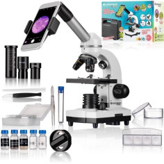 Microscope Biolux SEL avec systeme de zoom - BRESSER JUNIOR - grossissement 40x-1600x