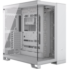 Boîtier PC - CORSAIR - 6500X Tempered Glass Mid-Tower Dual Chamber - Blanc
