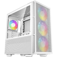 Boitier PC sans alimentation - DEEPCOOL CH560 (Blanc) - Moyen tour - Format E-ATX Boitier PC sans alimentation - DEEPCOOL CH560 (Blanc) - Moyen tour - Format E-ATX