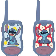 Talkies-Walkies Disney Stitch - LEXIBOOK - Portée 200m - Bleu Talkies-Walkies Disney Stitch - LEXIBOOK - Portée 200m - Bleu