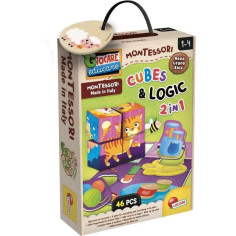 Jeu en bois pour animaux et logique - LISCIANI - Dextérité et observation Jeu en bois pour animaux et logique - LISCIANI - Dextérité et observation