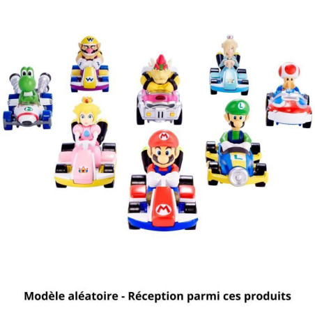 Hot Wheels - Véhicule Mario Kart (modele aléatoire) - Petite Voiture - 3 ans et + GBG25