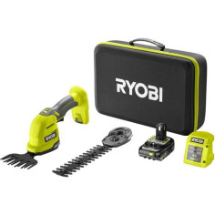 RYOBI - Cisaille a gazon / sculpteur de végétaux 18V ONE+ - Mallette de rangement + b