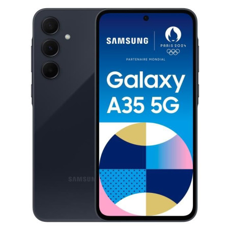 Samsung Galaxy A35 Smartphone 128 Go 5G Bleu nuit