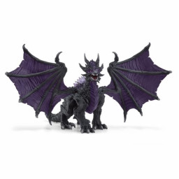 Figurine Dragon des Ténebres - Dragon Jouet Ultra-réaliste et Durable avec Ailes mobi