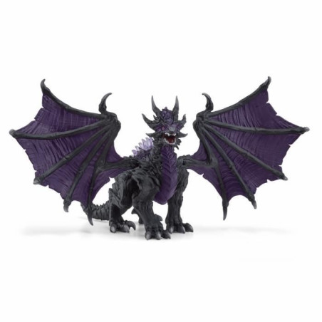 Figurine Dragon des Ténebres, jouet ultra-réaliste et durable avec ailes mobiles, Schleich 70152 Eldrador Creature, des 7 ans
