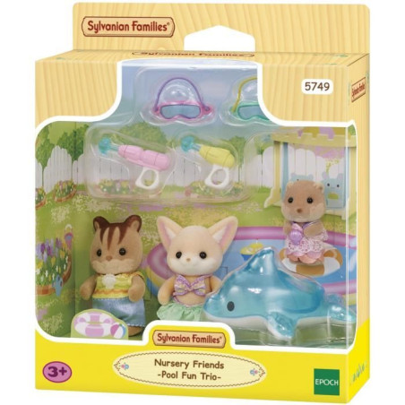 Le trio des bébés a la piscine - Sylvanian Families - 5749