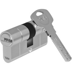 Cylindre de Serrure - YALE - YC2100 - Débrayable - 40x40 mm - 10 Goupilles - 5 Clés r Cylindre de Serrure - YALE - YC2100 - Débrayable - 40x40 mm - 10 Goupilles - 5 Clés r