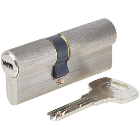 Cylindre de Serrure - YALE - YC1000+ - Débrayable - 30x40 mm - 6 Goupilles - 4 Clés réversibles - Nickelé