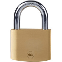 Cadenas laiton - YALE - Y110B/60/132/1 - 60 mm - Anse acier cémenté - 3 clés - Pour t