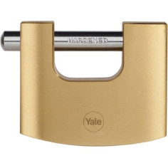 Cadenas de sécurité en laiton YALE Y114B/70/113/1 - anse acier cémenté - 3 clés Cadenas de sécurité en laiton YALE Y114B/70/113/1 - anse acier cémenté - 3 clés