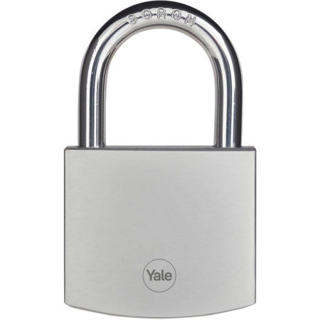 Cadenas Laiton - YALE - Y120DB/60/135/1 - Extérieur - Chromé 60 mm - Anti Rouille - H