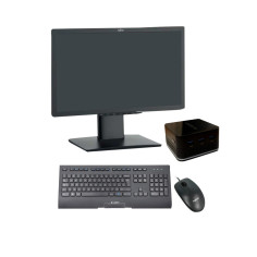 Ordinateur de bureau complet : Mini UC PC7S + Ecran 22" LED Full HD + Clavier et souris