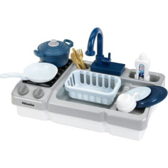 Jouet d'évier - KLEIN - Évier de cuisine Miele avec robinet fonctionnel et accessoire