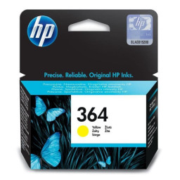 HP 364 Cartouche d'encre jaune authentique (CB320EE) pour HP DeskJet 3070A et HP Phot