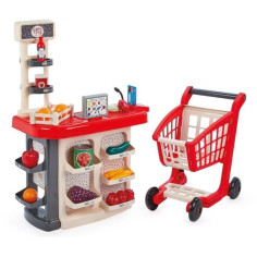 Sortie de caisse + chariot - ECOIFFIER - 1676 - Un vrai petit magasin Sortie de caisse + chariot - ECOIFFIER - 1676 - Un vrai petit magasin