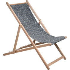JARDIN PRIVE - Chilienne jacquard losange - toile amovible. JARDIN PRIVE - Chilienne jacquard losange - toile amovible.