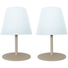 Set de 2 lampes de table sans fil - LUMISKY - TWINS - Cream - H16 cm - LED Set de 2 lampes de table sans fil - LUMISKY - TWINS - Cream - H16 cm - LED