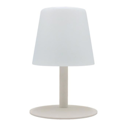 Lampe de table sans fil LED Standy Mini Cream - LUMISKY - Acier creme - Blanc chaud/b