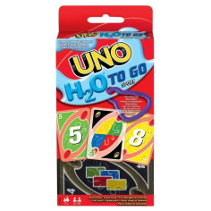 Mattel Games - UNO H20 TO GO - Uno Sport Jeu De Cartes - Jeu De Cartes Famille - 7 An Mattel Games - UNO H20 TO GO - Uno Sport Jeu De Cartes - Jeu De Cartes Famille - 7 An