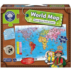 Carte du monde - Puzzle - ORCHARD Carte du monde - Puzzle - ORCHARD