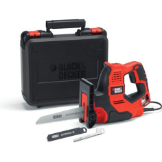BLACK+DECKER Scie a Main Filaire 500 W RS890K-QS Livrée en Coffret avec 3 Lames BLACK+DECKER Scie a Main Filaire 500 W RS890K-QS Livrée en Coffret avec 3 Lames