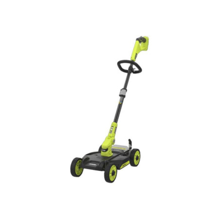 RYOBI - Tondeuse 3-en-1 18V - Tondeuse / coupe-bordures / dresse-bordures - Ø coupe 3