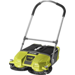 Balayeuse motorisée RYOBI 18V OnePlus 533mm - Bac collecteur 17L - 2 brosses incluses