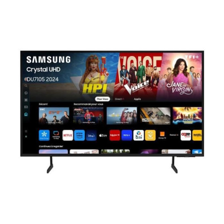 TV LED Samsung - 50 Hz - 75DU7105 - 75 (190 cm) - 4K UHD 3840x2160 - HDR - Smart TV Tizen - Gaming Hub - 3xHDMI - WiFi